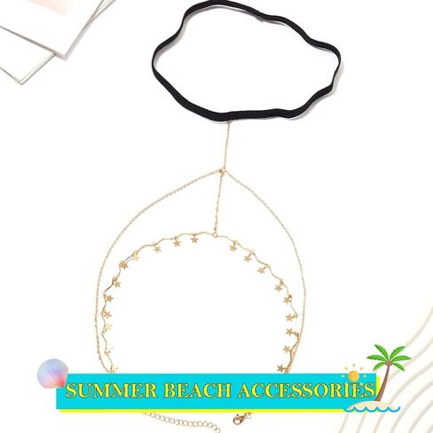 Star Thigh Chain Thigh Jewelry Summer Beach Garter for Women in Saudi Arabia