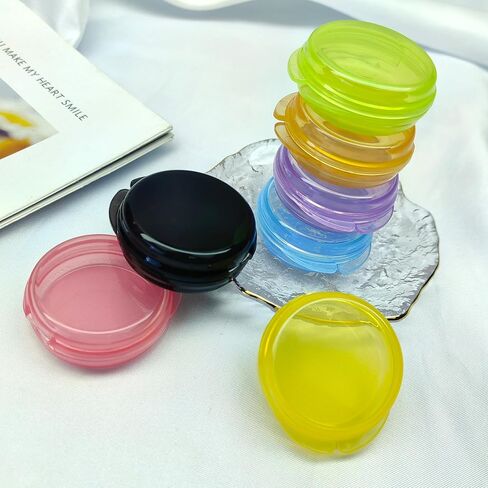 7Pcs Small Pill Organizer Box Travel Pill Case Portable Mini Transparent Medicine in Kuwait