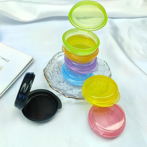 7Pcs Small Pill Organizer Box Travel Pill Case Portable Mini Transparent Medicine in Kuwait