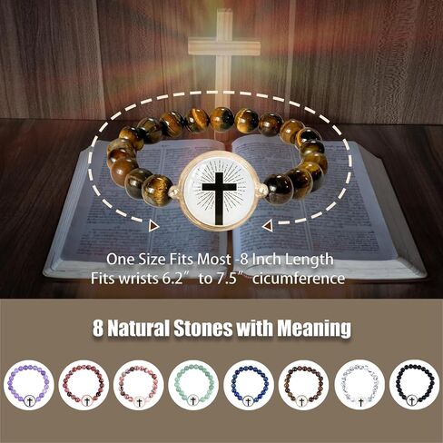 Daily Bible Verse Bracelet Wearable with NFC, Bible Verse Christian Gift for Women, Men and Teens in Saudi Arabia