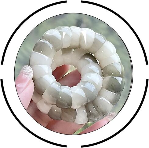Bodhi Fidget Bracelet for Women Men, Natural Seeds Beaded Bracelets Anxiety Stress Fidgets Relief Protection Healing Stretch Energy Bracelet Fingertip Rotation Sensory Jewelry Gifts in Saudi Arabia