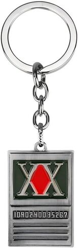 HXH Hunter Keychain - HUNTER LICENCE Anime Cosplay Charm Chain - Gift for Men Women and Fans in Saudi Arabia