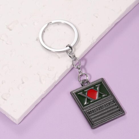 HXH Hunter Keychain - HUNTER LICENCE Anime Cosplay Charm Chain - Gift for Men Women and Fans in Saudi Arabia