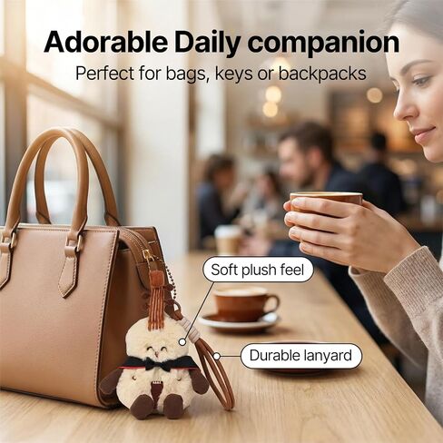 AdorableViolin Plush Keychain,Perfect for Backpacks Mini instrument Keychain WalletCharm Pendant Musician Gift in Saudi Arabia