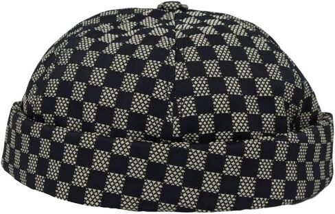 WITHMOONS Watch Cap Beanie Plaid Docker Brimless Harbour Hat YT51432 in Kuwait