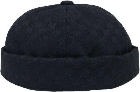 WITHMOONS Watch Cap Beanie Plaid Docker Brimless Harbour Hat YT51432 in Kuwait