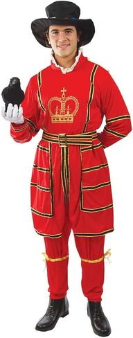 أزياء أوريون للرجال من Beefeater Royal Palace Guard زي تنكري بريطاني in Kuwait