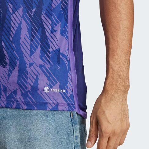 Adidas Argentina AFA Men's 2022 Away Soccer Jersey, Legacy Indigo/Purple Rush in Kuwait