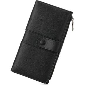 GOIACII Womens Wallet RFID Blocking Large Capacity Credit Card Holder Ladies Purses Wallets for Women Leopard Print in Saudi Arabia
