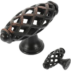 Cabinet Pulls1pcs Vintage Birdcage Shape Zinc Alloy Drawer Handles for Kitchen Furniture Cupboard Closet Single Hole in Kuwait
