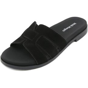 Meik Mangni Women's Flats Dressy Slide Sandals Comfortable Arch Support Sandals Fashion Open Toe Slip On Beach Sandals for Summer 2026 in Saudi Arabia