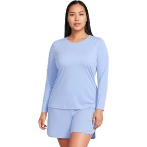 Lands' End Women's Sunshade UPF 50 Long Sleeve Rash Guard Swim Tee in Saudi Arabia