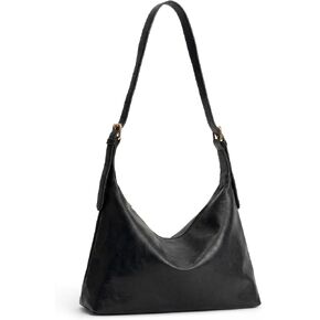 Hobo Bag for Women - Slouchy Shoulder Bag - Soft Vintage Purse - Adjustable Straps Crossbody Vegan Leather in Kuwait