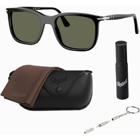 Persol RENZO PO3357S Rectangle Shape Sunglasses With Official Eyewear Kit in Kuwait