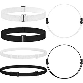 NEWITIN 6 Pieces Elastic Belt for Women No Show Stretch Belt Invisible Crop Top Tuck Band for Tucking Shirts Sweater Tops in Kuwait