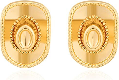 Western Cowgirl Earrings for Women - Vintage Gold Hat Bull Earrings, Country Concert Rodeo Jewelry Trendy Cowboy Cowgirl Accessories Western Jewelry Gifts Rodeo Outfit for Women in Saudi Arabia