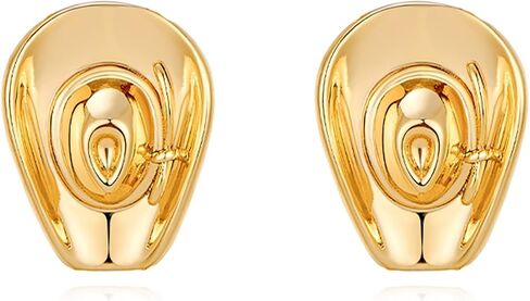 Western Cowgirl Earrings for Women - Vintage Gold Hat Bull Earrings, Country Concert Rodeo Jewelry Trendy Cowboy Cowgirl Accessories Western Jewelry Gifts Rodeo Outfit for Women in Saudi Arabia
