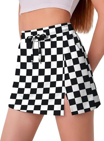 GRECERELLE 2026 Women Active Skirts with Side Slit, Built-in Shorts & Pockets for Tennis Golf Athletic Casual Skort in Kuwait
