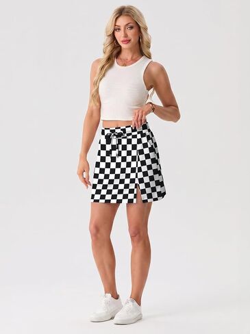 GRECERELLE 2026 Women Active Skirts with Side Slit, Built-in Shorts & Pockets for Tennis Golf Athletic Casual Skort in Kuwait