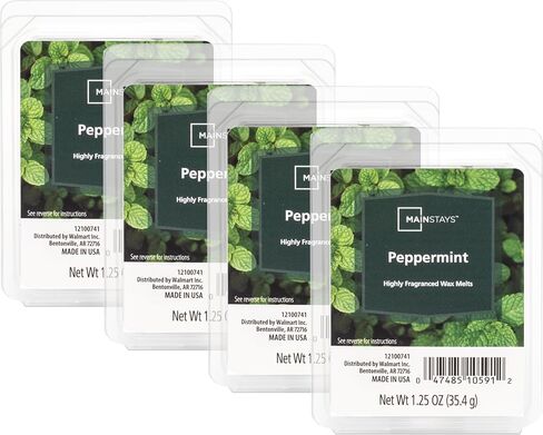 Mainstays Scented Wax Cubes 1.25oz 4-Pack (Peppermint) in Saudi Arabia