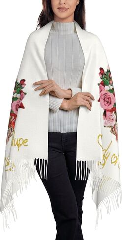 Virgin Mary Shawl Wrap For Women Our Lady of Virgen de Guadalupe Scarf Soft Large Blanket Scarves Warm Wraps in Saudi Arabia