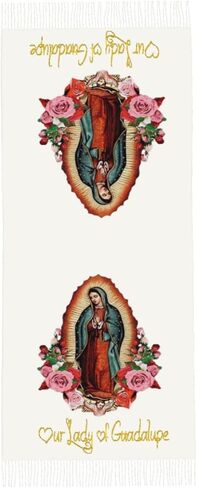 Virgin Mary Shawl Wrap For Women Our Lady of Virgen de Guadalupe Scarf Soft Large Blanket Scarves Warm Wraps in Saudi Arabia
