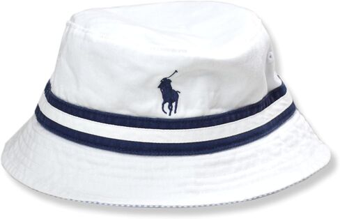 POLO RALPH LAUREN Mens Reversible Seersucker Cotton Bucket Hat Cap, in Kuwait