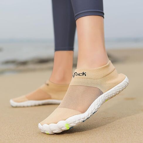 Women's Barefoot Water Shoes, Quick Dry Mesh Slip-On Aqua Socks for Beach Swim Yoga in Kuwait
