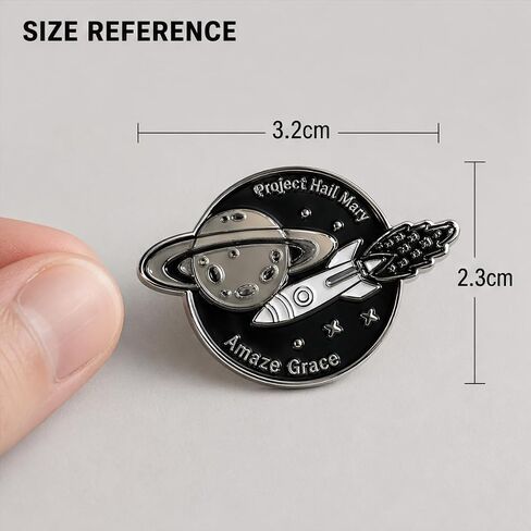 AICase for Project Hail Mary Merch Rocky Brooch Pin, Multicolor Enamel Grace Amaze Shirt Hat Outfit Poster Sticker Plush Merchandise Gifts for Fans Birthday Dress Suit Accessories Party Favor in Kuwait