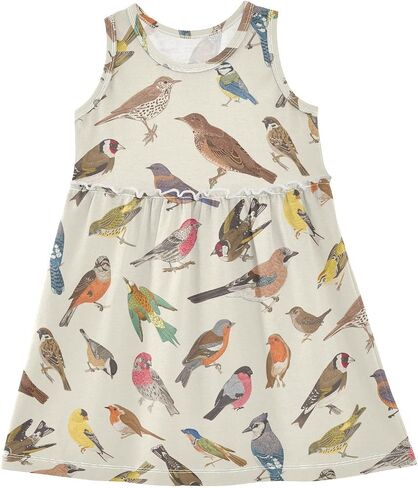 CaTaKu Girls' Dresses Toddler Summer Dress Sleeveless Spring Dresses for Girls Cotton Sundress 2-8Y in Saudi Arabia