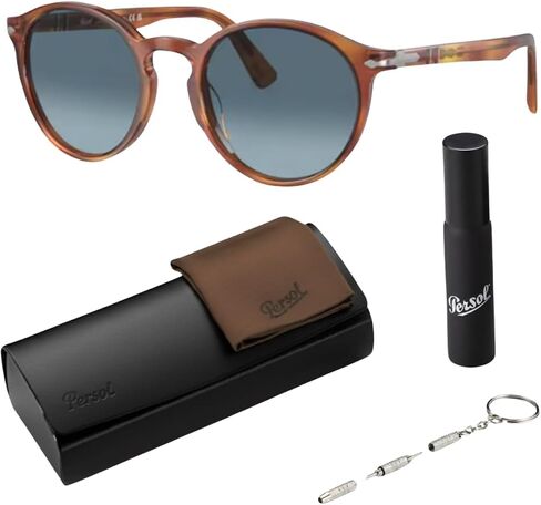 Persol PO3171S Phantos Shape Sunglasses With Official Eyewear Kit in Kuwait