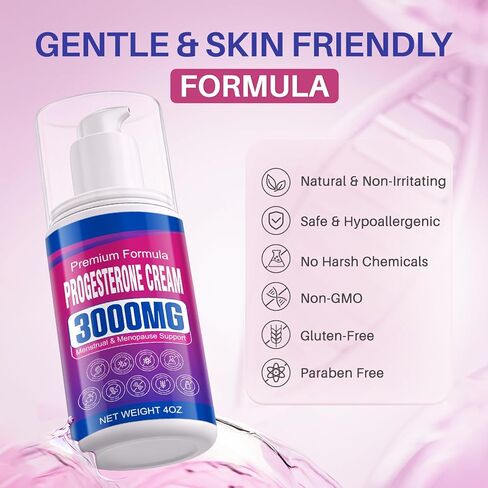 Phytoestrogen Cream for Women, with Shea Butter & Glycerin, Fast-Absorbing & Maintain Natural Skin, No-GMO, 4 Oz in Saudi Arabia