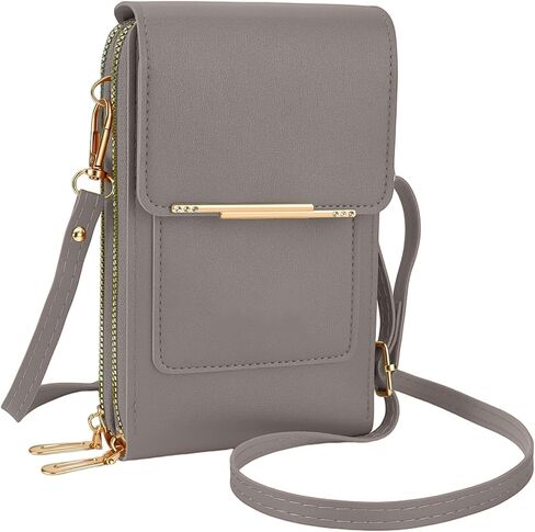 Crossbody Phone Wallet,2026 Trendy Minimalist Elegant Women's Touchscreen Crossbody Phone Wallet in Saudi Arabia