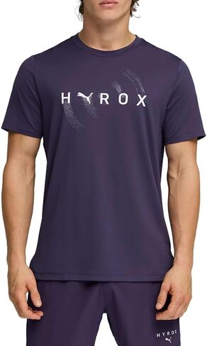 PUMA Mens X Hyrox Cloudspun Thermoadapt Crew Neck Short Sleeve Athletic Casual Tops Casual - Purple in Kuwait