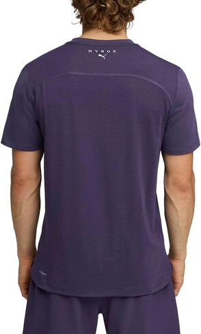 PUMA Mens X Hyrox Cloudspun Thermoadapt Crew Neck Short Sleeve Athletic Casual Tops Casual - Purple in Kuwait