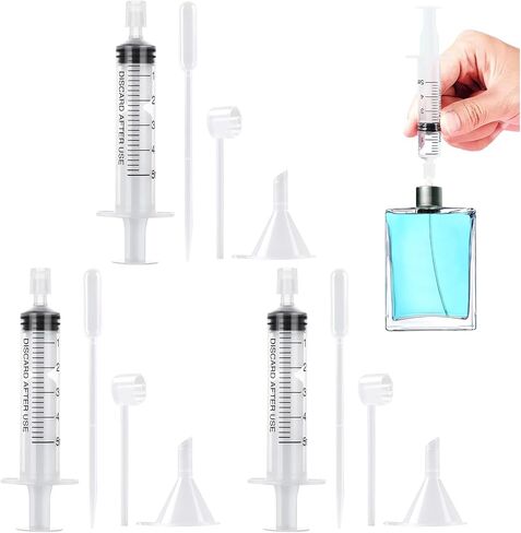 Perfume Refill Kit, 12-Piece Plastic Dispenser & Transfer Tool Set for Travel, Refill Cologne, Fragrance Samples, Essential Oils in Saudi Arabia