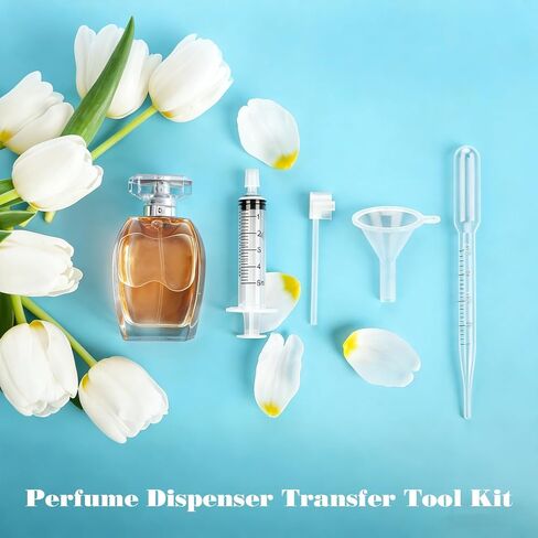 Perfume Refill Kit, 12-Piece Plastic Dispenser & Transfer Tool Set for Travel, Refill Cologne, Fragrance Samples, Essential Oils in Saudi Arabia