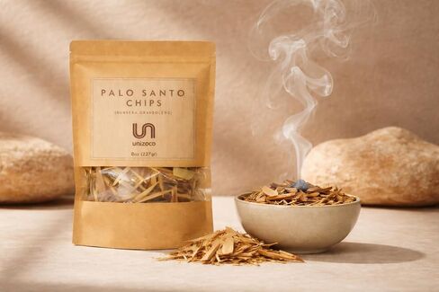Palo Santo Incense Chips | 8 oz (227g) | 1/2 Pound Bag | Ecuadorian Palo Santo Wood Chips | Premium Incense Chips for Meditation, Energy Cleansing, Smudging, Yoga, Aromatherapy, Spiritual Rituals in Saudi Arabia