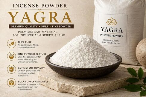 Vrinda Incense Powder Yagra – Premium Spiritual & Ritual Incense Powder for Meditation, Relaxation, Cleansing & Energy Purification – Natural Aromatic Incense Powder, 36 Ounces (2.2 lb) in Saudi Arabia