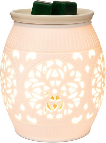 Scentsationals Wax Melt Warmer, Wax Warmer for Scented Wax Melts - Boho Collection Rococco - Candle Wax Melter for Fragrance Cubes and Tarts in Kuwait