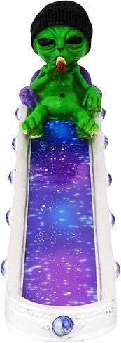 Cosmic Chilling Alien Resin Incense Burner – 10 Inch, Space Themed Home Home Decor for Meditation & Yoga in Saudi Arabia