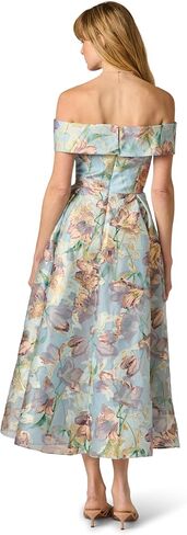 Adrianna Papell Jacquard Ankle Length Dress in Kuwait