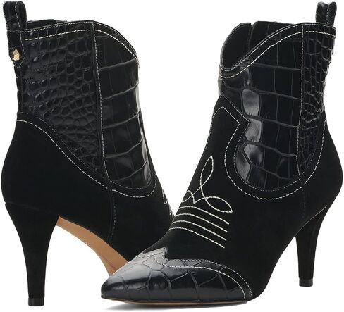 Vince Camuto Women's Saiovell Stiletto Heel Western Bootie Ankle Boot in Kuwait