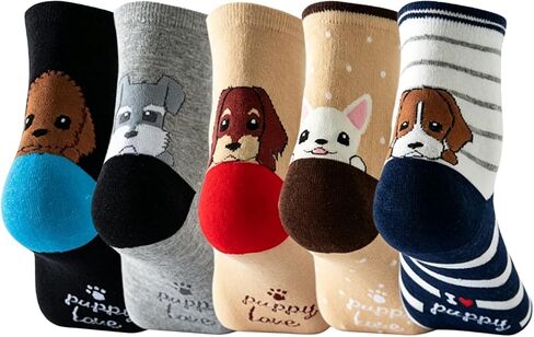 5 Pairs Women's Cute Animal Socks Funny Socks, Soft Novelty Sock Pack, Great Gifts for Women Men in Saudi Arabia