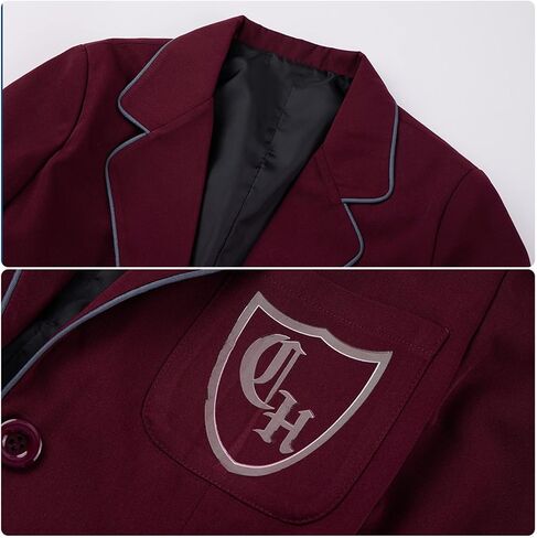 AwwwCos Men The Musical Cosplay Costume Red School Uniform Jacket Shorts Tie Full Set Halloween Party Outfit in Saudi Arabia