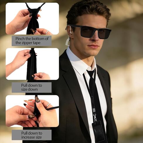 CURASA Black Agent Costume for Men Secret Service Costume Set Spy Costume Accessories for Men Women Black Outfit Costume in Saudi Arabia