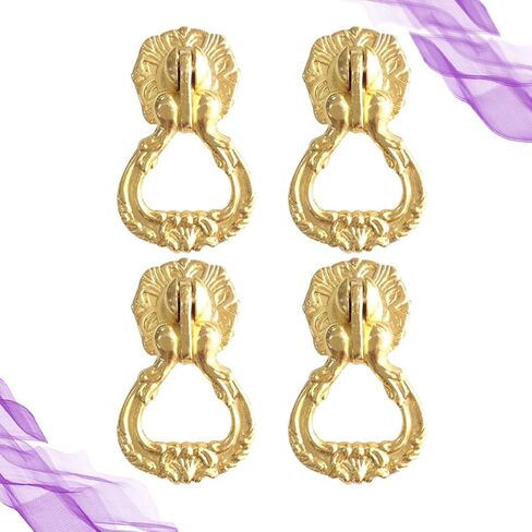 Cabinet Pulls1Pcs Antique Zinc Alloy Drawer Handles Pulls Golden Vintage Style for Wardrobe Cupboard Kitchen Hardware in Kuwait
