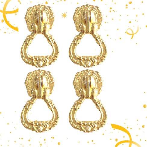 Cabinet Pulls1Pcs Antique Zinc Alloy Drawer Handles Pulls Golden Vintage Style for Wardrobe Cupboard Kitchen Hardware in Kuwait