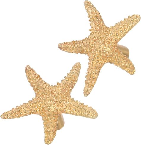 Healeved 2pcs Brass Star Cabinet Handles Nautical Room Drawer Pulls Beach Theme Wardrobe Knobs for Furniture in Saudi Arabia