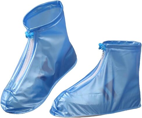 SUJAYU Waterproof Shoe Covers Reusable Shoe Covers for Rain, PVC Shoe Covers Waterproof Shoe Covers for Rain Shoe Covers Outdoor Cycling Hiking Men Women in Kuwait